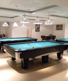 BÀN BIDA CŨ TÂN TRANG 90% – Bàn bida 6 chân Hột xoài