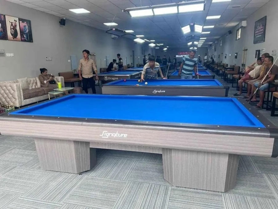 Bàn bida cỡ vừa kinh doanh Signature mẫu mới Bàn bida cỡ vừa kinh doanh Signature mẫu mới
